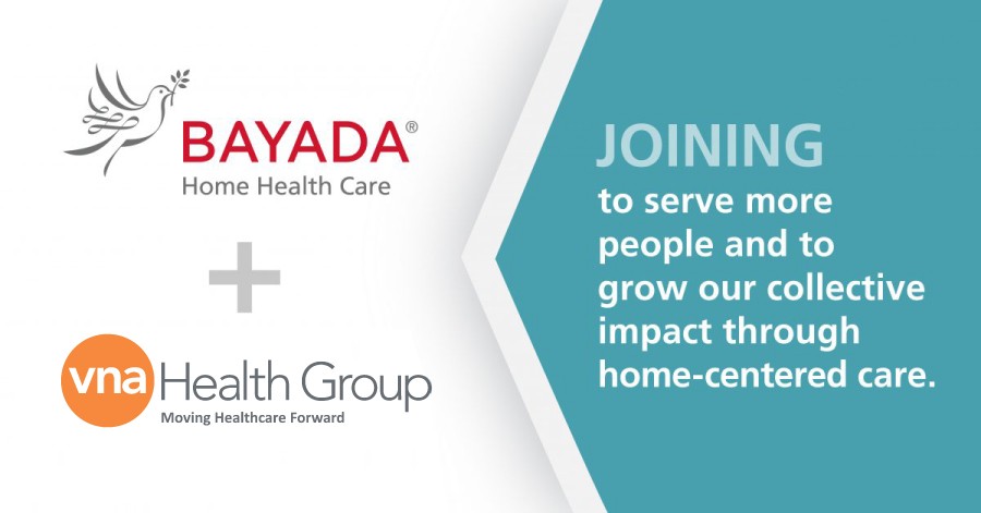 Visiting Nurse Association Health Group to join BAYADA Home Health Care and extend mission-driven impact of home-centered health care