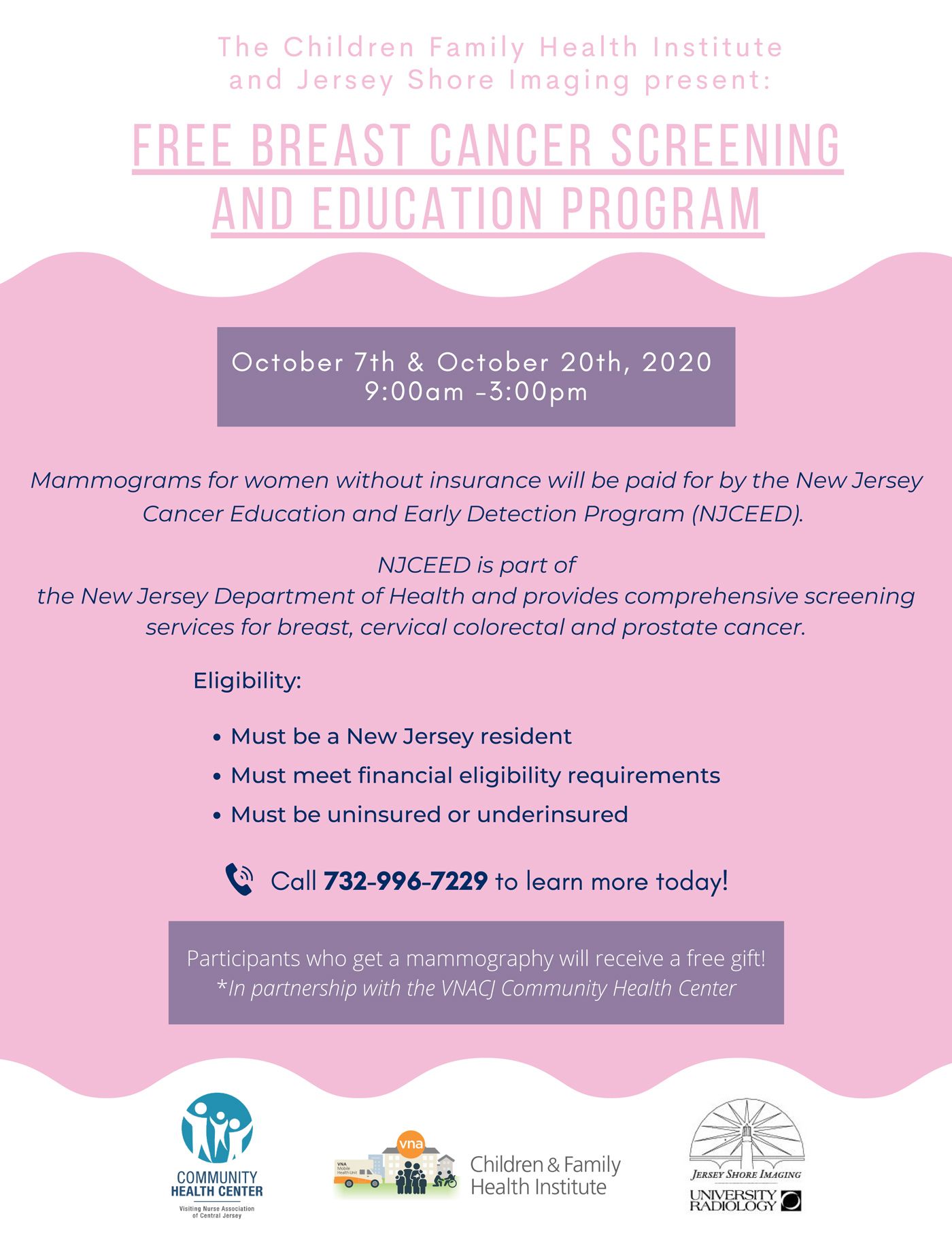 Free Breast Cancer Screening
and Education Program